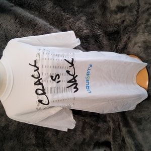 Port & Co Crack is Wack techie white tshirt Large